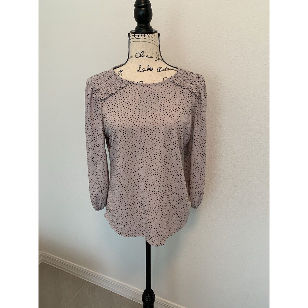 Adrianna Papell 3/4  Sleeve Lavender Blouse Size M